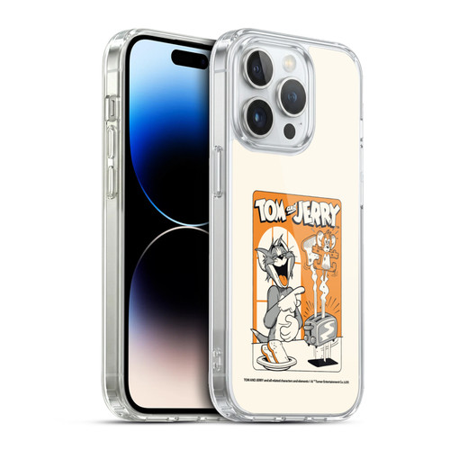 Tom and Jerry Illustration Laugh And Toasted Soft Gel Case for Apple iPhone 13 Pro & MagSafe