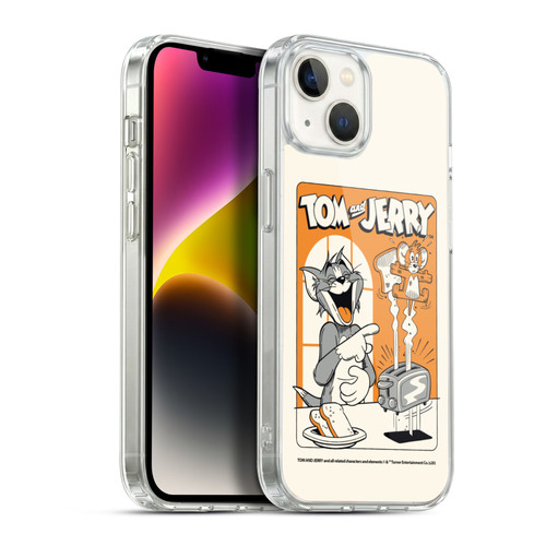 Tom and Jerry Illustration Laugh And Toasted Soft Gel Case for Apple iPhone 14 Plus & MagSafe