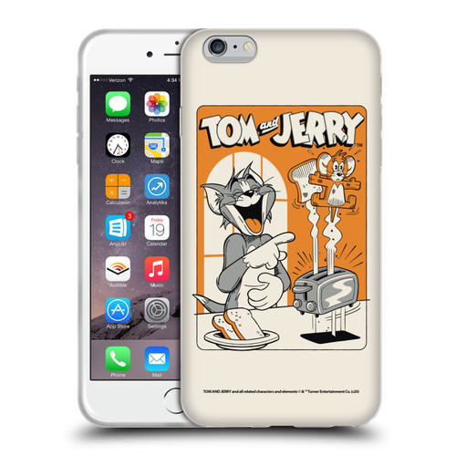 Tom and Jerry Illustration Laugh And Toasted Soft Gel Case for Apple iPhone 6 Plus / iPhone 6s Plus