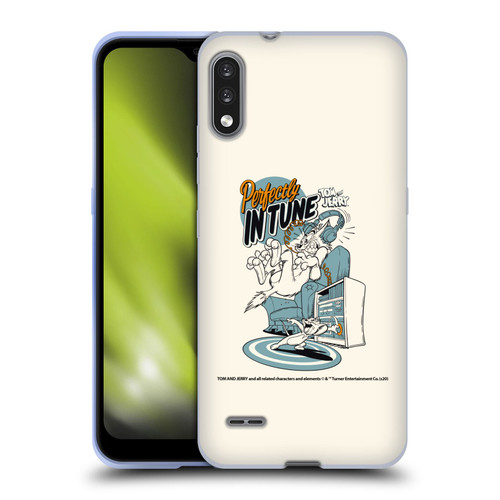 Tom and Jerry Illustration Perfectly In Tune Soft Gel Case for LG K22