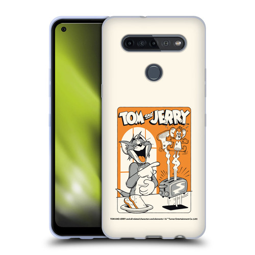 Tom and Jerry Illustration Laugh And Toasted Soft Gel Case for LG K51S