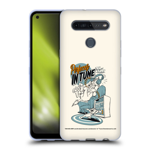 Tom and Jerry Illustration Perfectly In Tune Soft Gel Case for LG K51S