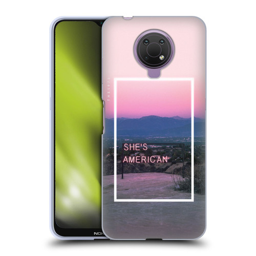 The 1975 Songs She's American Soft Gel Case for Nokia G10