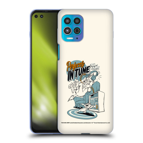 Tom and Jerry Illustration Perfectly In Tune Soft Gel Case for Motorola Moto G100