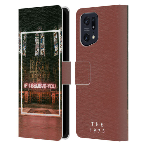 The 1975 Songs If I Believe You Leather Book Wallet Case Cover For OPPO Find X5