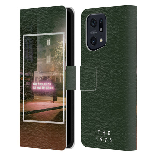 The 1975 Songs The Ballad Of Me And My Brain Leather Book Wallet Case Cover For OPPO Find X5 Pro