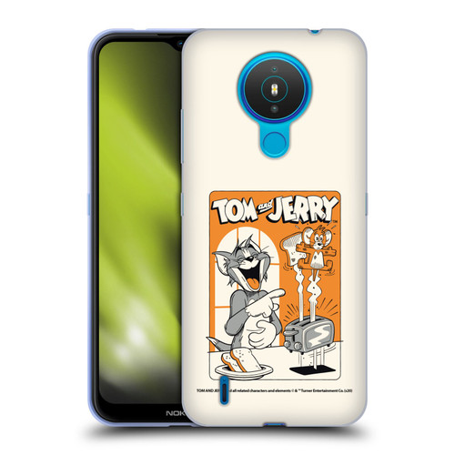 Tom and Jerry Illustration Laugh And Toasted Soft Gel Case for Nokia 1.4