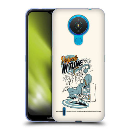 Tom and Jerry Illustration Perfectly In Tune Soft Gel Case for Nokia 1.4