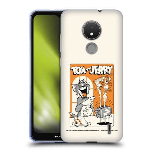 Tom and Jerry Illustration Laugh And Toasted Soft Gel Case for Nokia C21