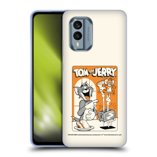 Tom and Jerry Illustration Laugh And Toasted Soft Gel Case for Nokia X30