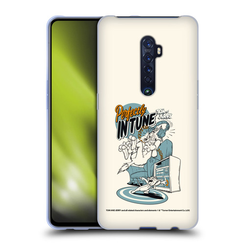 Tom and Jerry Illustration Perfectly In Tune Soft Gel Case for OPPO Reno 2