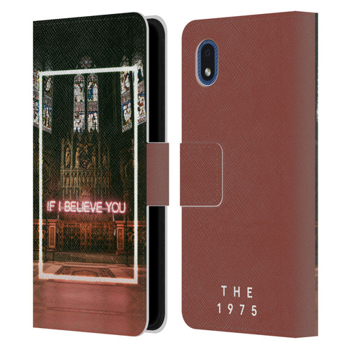 The 1975 Songs If I Believe You Leather Book Wallet Case Cover For Samsung Galaxy A01 Core (2020)