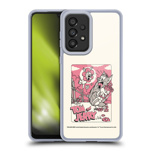 Tom and Jerry Illustration Scary Flower Soft Gel Case for Samsung Galaxy A33 5G (2022)