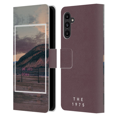 The 1975 Songs She Lays Down Leather Book Wallet Case Cover For Samsung Galaxy A13 5G (2021)