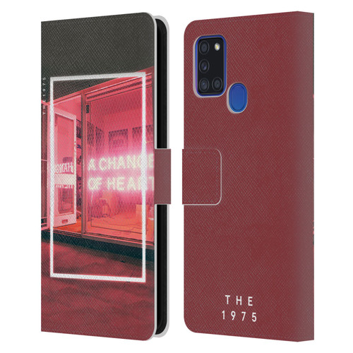 The 1975 Songs A Change Of Heart Leather Book Wallet Case Cover For Samsung Galaxy A21s (2020)