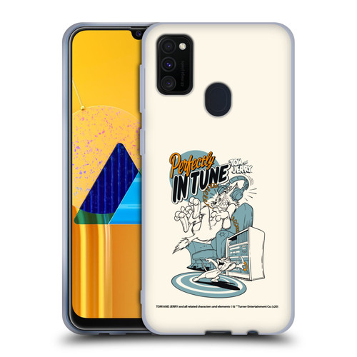 Tom and Jerry Illustration Perfectly In Tune Soft Gel Case for Samsung Galaxy M30s (2019)/M21 (2020)