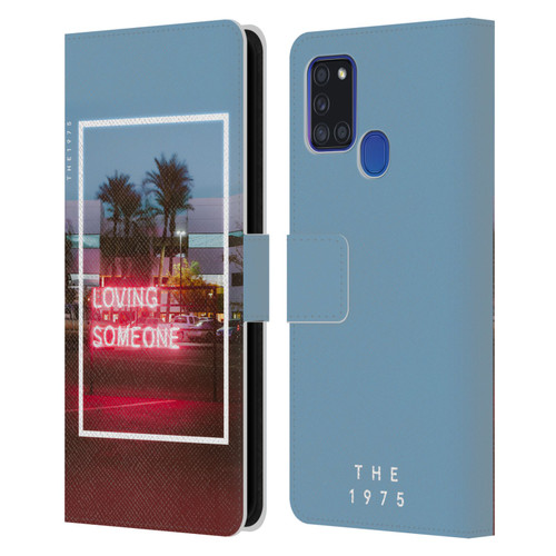 The 1975 Songs Loving Someone Leather Book Wallet Case Cover For Samsung Galaxy A21s (2020)