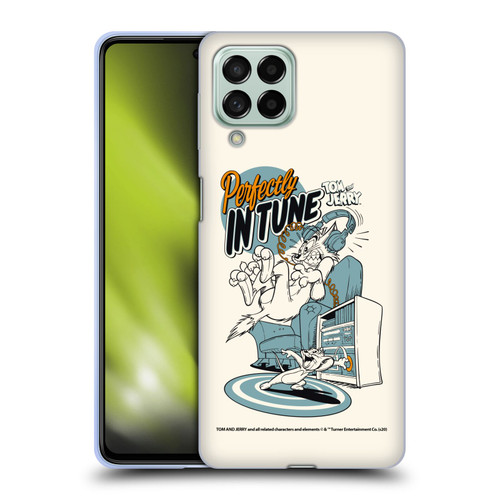 Tom and Jerry Illustration Perfectly In Tune Soft Gel Case for Samsung Galaxy M53 (2022)