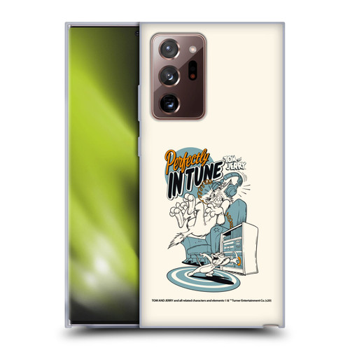 Tom and Jerry Illustration Perfectly In Tune Soft Gel Case for Samsung Galaxy Note20 Ultra / 5G