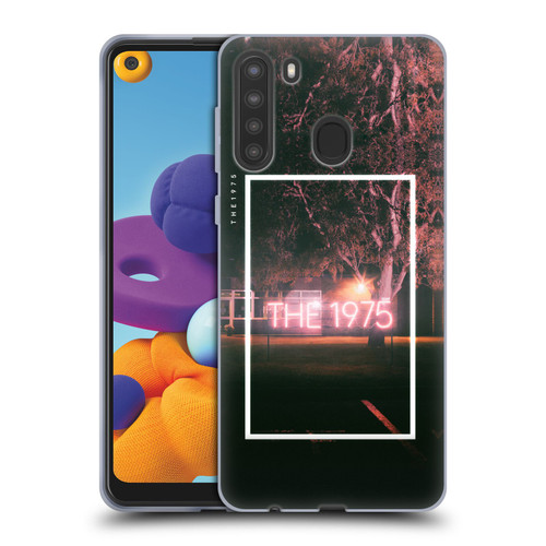 The 1975 Songs Neon Sign Logo Soft Gel Case for Samsung Galaxy A21 (2020)