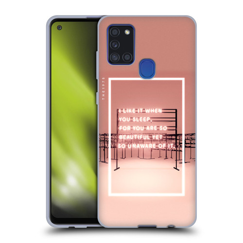 The 1975 Songs I Like It When You Sleep Soft Gel Case for Samsung Galaxy A21s (2020)