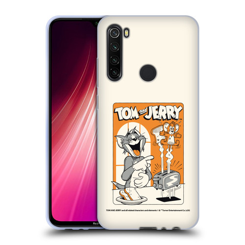 Tom and Jerry Illustration Laugh And Toasted Soft Gel Case for Xiaomi Redmi Note 8T