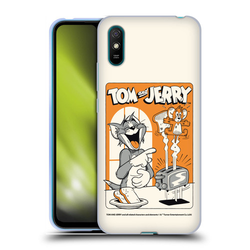 Tom and Jerry Illustration Laugh And Toasted Soft Gel Case for Xiaomi Redmi 9A / Redmi 9AT