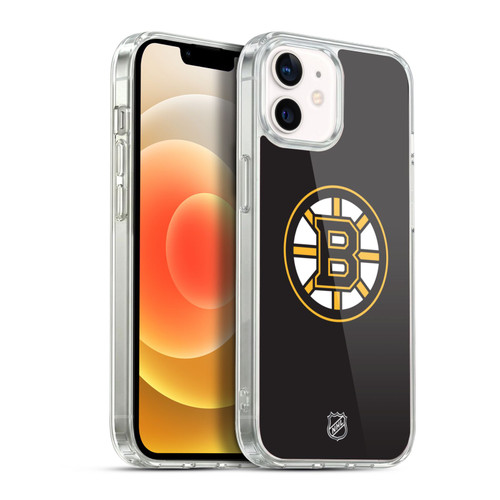 NHL Boston Bruins Plain Soft Gel Case for Apple iPhone 12 / iPhone 12 Pro & MagSafe