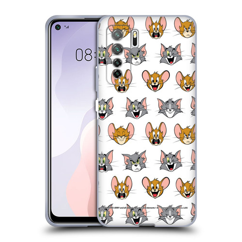 Tom and Jerry Patterns Expressions Soft Gel Case for Huawei Nova 7 SE/P40 Lite 5G