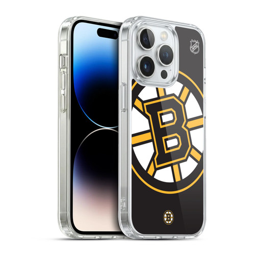 NHL Boston Bruins Oversized Soft Gel Case for Apple iPhone 13 Pro & MagSafe