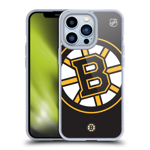 NHL Boston Bruins Oversized Soft Gel Case for Apple iPhone 13 Pro