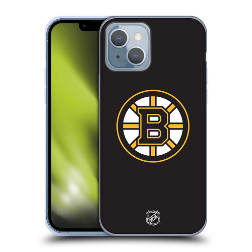 NHL Boston Bruins Plain Soft Gel Case for Apple iPhone 14