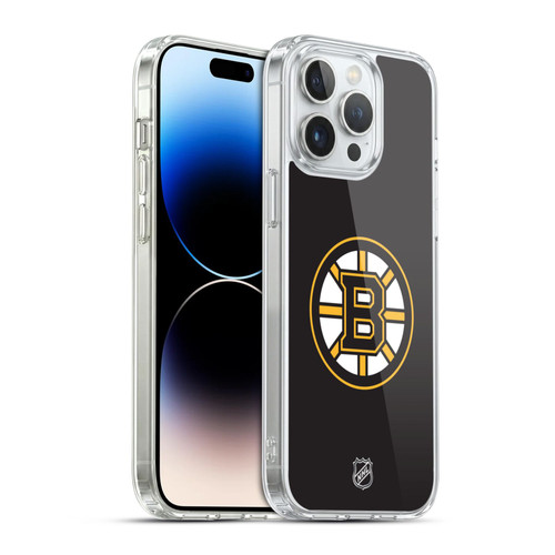 NHL Boston Bruins Plain Soft Gel Case for Apple iPhone 14 Pro Max & MagSafe