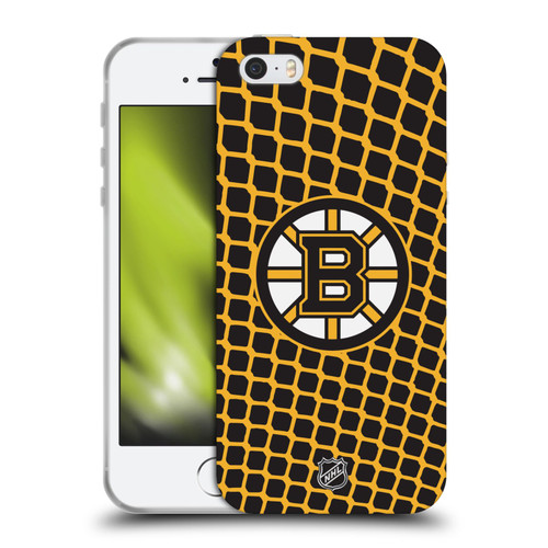 NHL Boston Bruins Net Pattern Soft Gel Case for Apple iPhone 5 / 5s / iPhone SE 2016