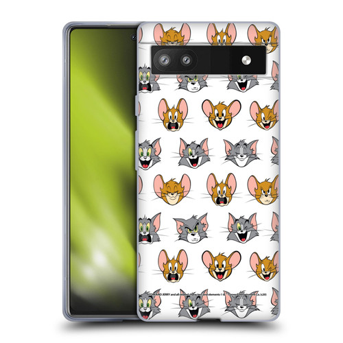 Tom and Jerry Patterns Expressions Soft Gel Case for Google Pixel 6a
