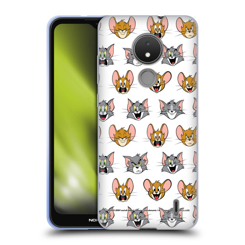 Tom and Jerry Patterns Expressions Soft Gel Case for Nokia C21