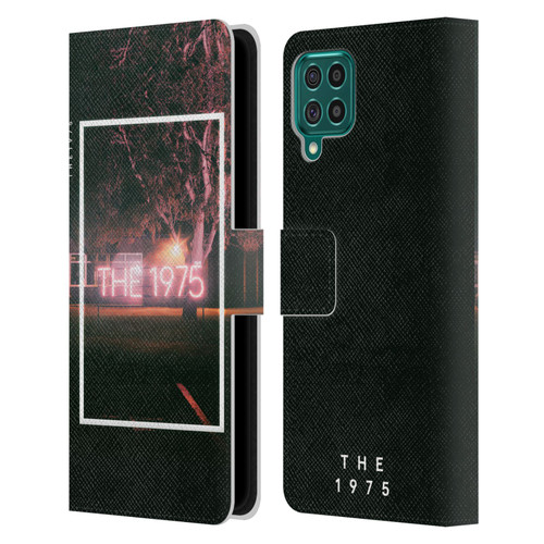 The 1975 Songs Neon Sign Logo Leather Book Wallet Case Cover For Samsung Galaxy F62 (2021)