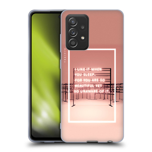 The 1975 Songs I Like It When You Sleep Soft Gel Case for Samsung Galaxy A52 / A52s / 5G (2021)