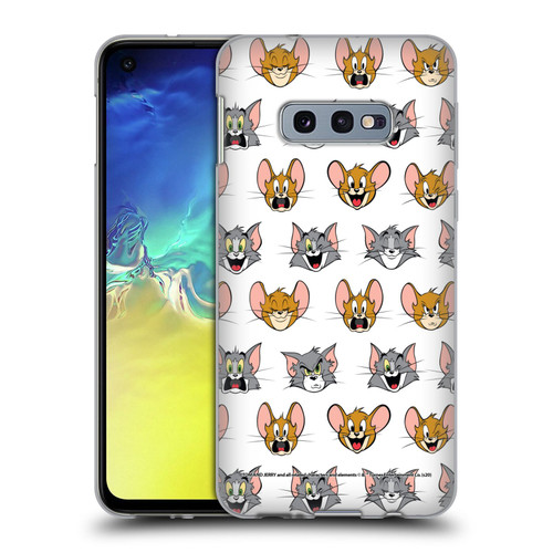 Tom and Jerry Patterns Expressions Soft Gel Case for Samsung Galaxy S10e