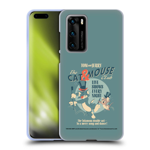 Tom and Jerry Retro Cat & Mouse Club Soft Gel Case for Huawei P40 5G