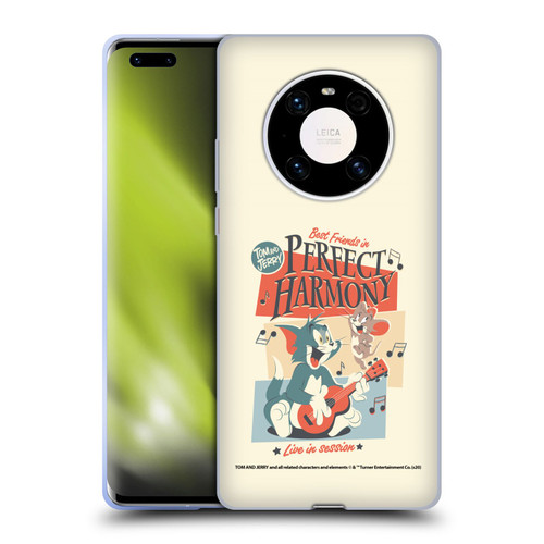 Tom and Jerry Retro Perfect Harmony Soft Gel Case for Huawei Mate 40 Pro 5G
