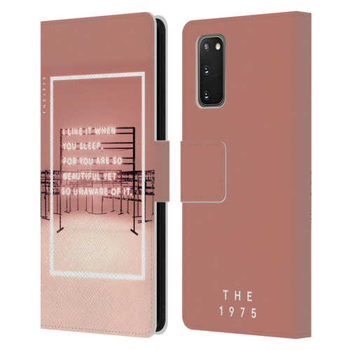 The 1975 Songs I Like It When You Sleep Leather Book Wallet Case Cover For Samsung Galaxy S20 / S20 5G