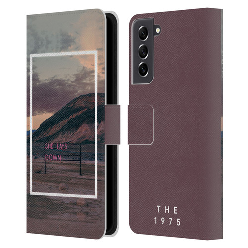 The 1975 Songs She Lays Down Leather Book Wallet Case Cover For Samsung Galaxy S21 FE 5G