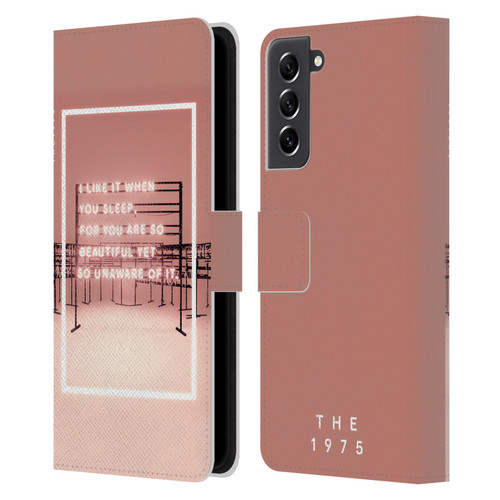 The 1975 Songs I Like It When You Sleep Leather Book Wallet Case Cover For Samsung Galaxy S21 FE 5G