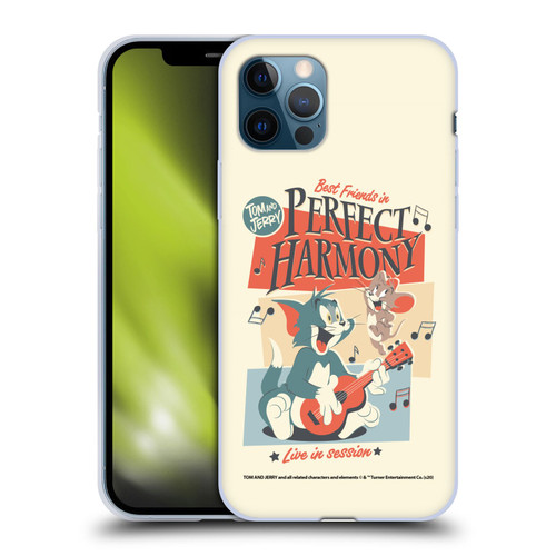 Tom and Jerry Retro Perfect Harmony Soft Gel Case for Apple iPhone 12 / iPhone 12 Pro