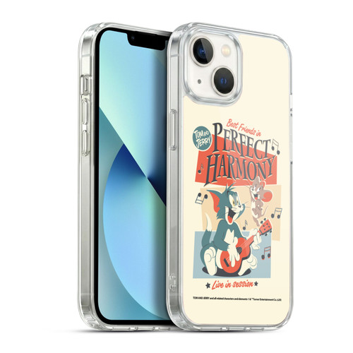 Tom and Jerry Retro Perfect Harmony Soft Gel Case for Apple iPhone 13