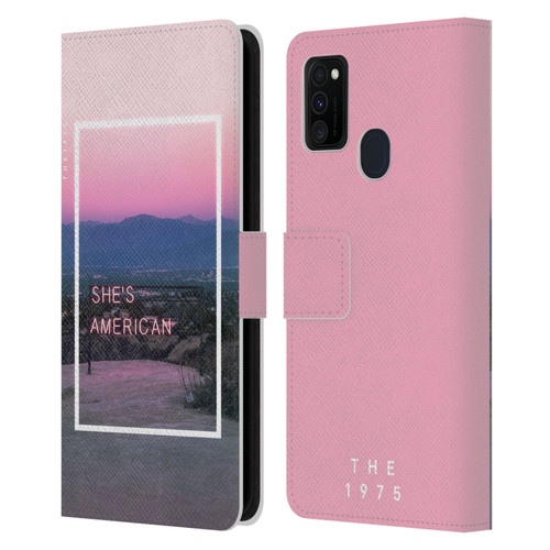 The 1975 Songs She's American Leather Book Wallet Case Cover For Samsung Galaxy M30s (2019)/M21 (2020)