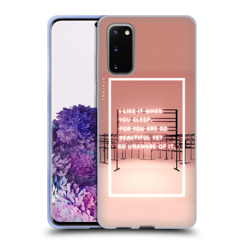 The 1975 Songs I Like It When You Sleep Soft Gel Case for Samsung Galaxy S20 / S20 5G