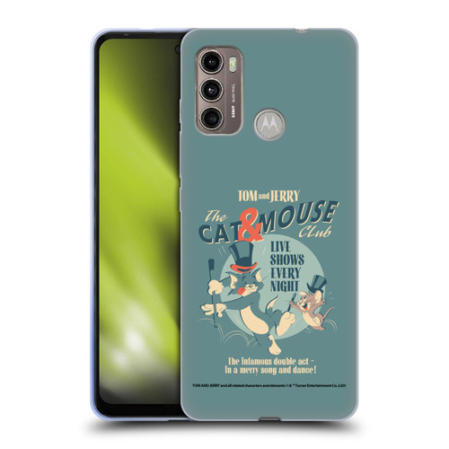 Tom and Jerry Retro Cat & Mouse Club Soft Gel Case for Motorola Moto G60 / Moto G40 Fusion
