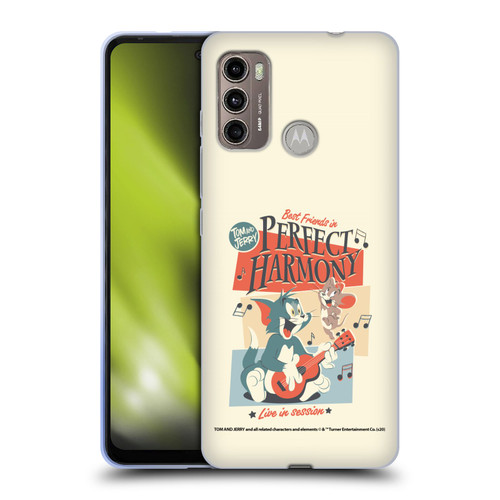 Tom and Jerry Retro Perfect Harmony Soft Gel Case for Motorola Moto G60 / Moto G40 Fusion
